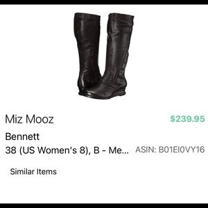 Miz Mooz, Bennet boot.